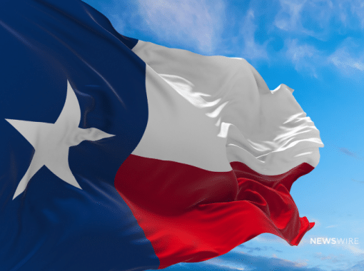 Picture of the Texas state flag. image used for a Newswire blog post about the top media outlets in Texas.