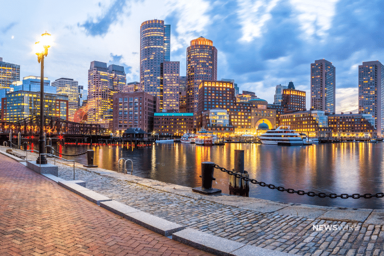 Picture of Boston. Image being used for a Newswire blog about top media outlets in Massachusetts.