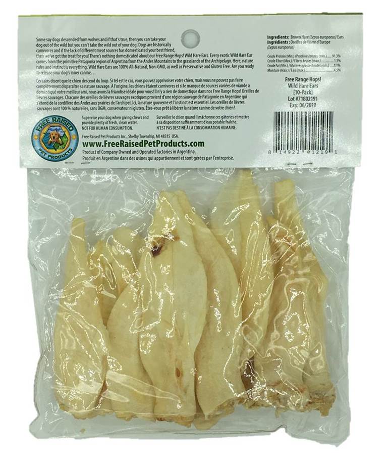 Free Range Hops! for Dogs It's Not Beer, Its Wild Hare Ears