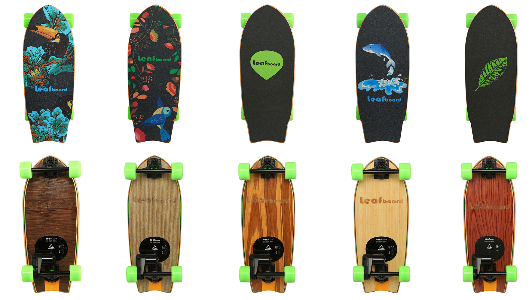 Conheça "Leafboard" skate elétrico que é resistente a água e recarrega celular