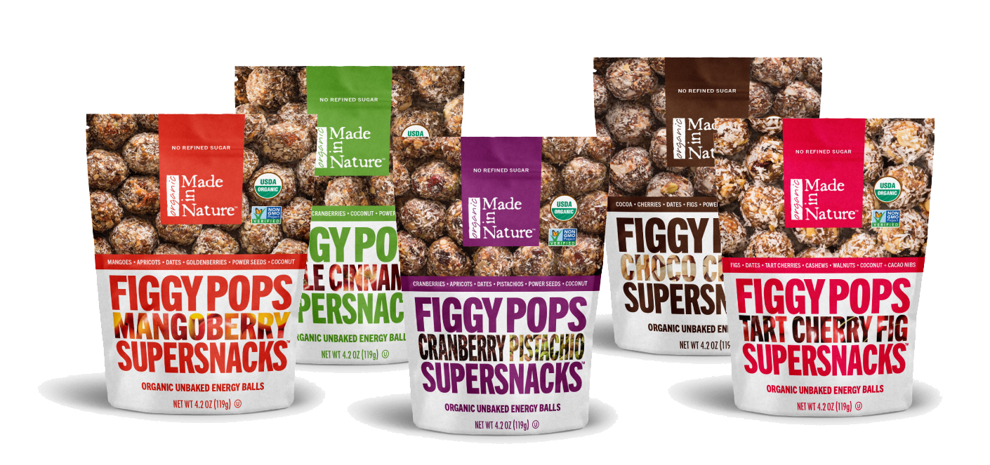 Made in Nature Unleashes Its Full Line of New Organic Supersnacks™