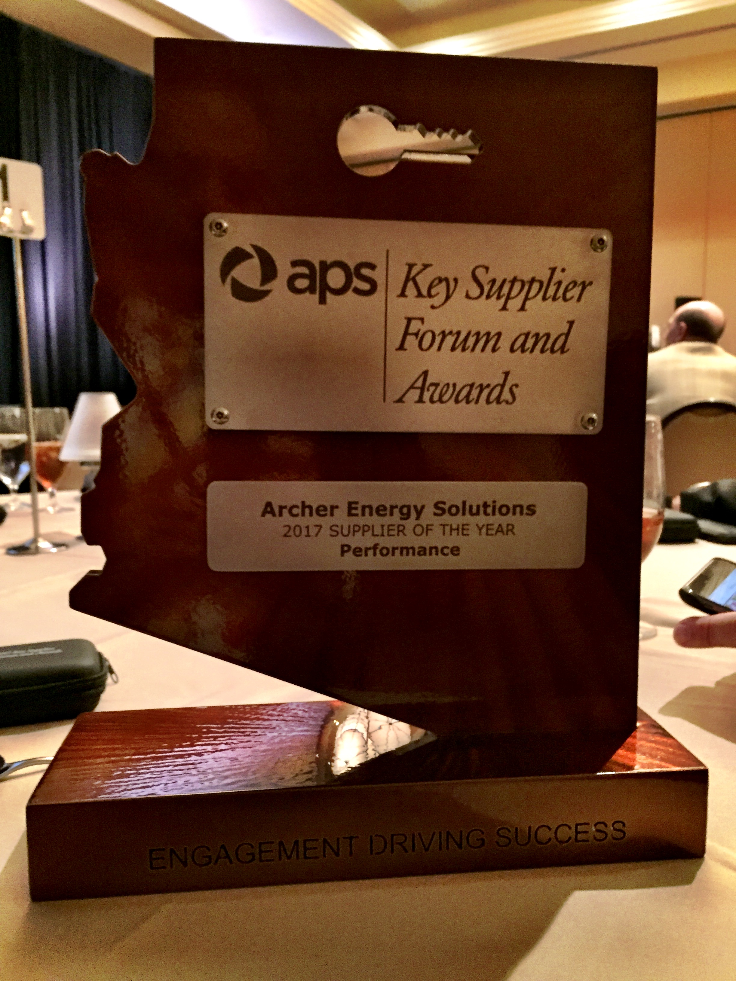 Archer Energy Solutions Earns Supplier of the Year Award From APS Newswire