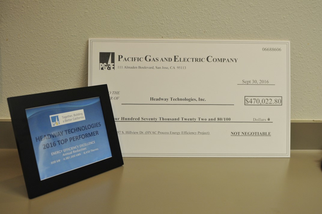 Comfort International, Inc. Achieves 470,000 PG & E Rebate & PG & E