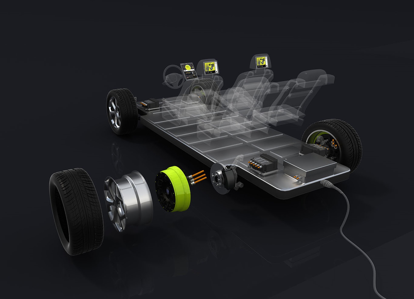 elaphe presents in-wheel motor for urban mobility and the ultima